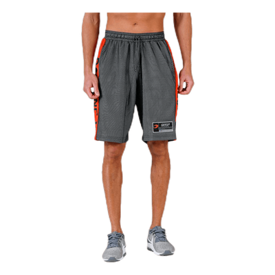 No1 mesh shorts Orange/Black
