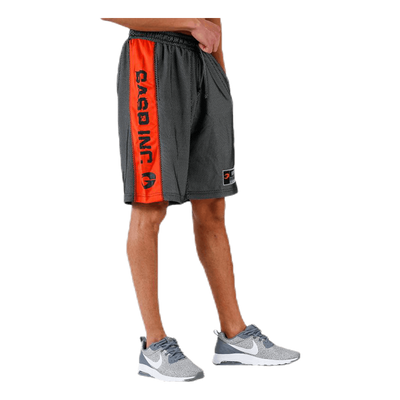 No1 mesh shorts Orange/Black