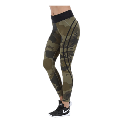 Camo High Tights Green