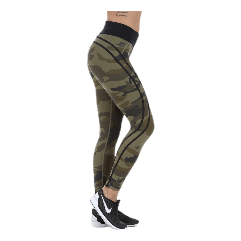 Camo High Tights Green