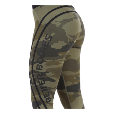Camo High Tights Green