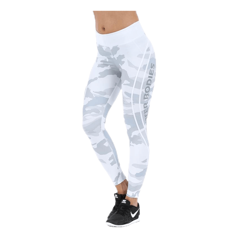 Camo High Tights White