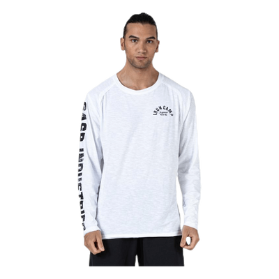 Throwback LS Tee White