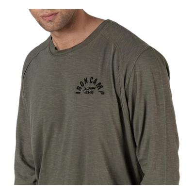 Throwback LS Tee Green