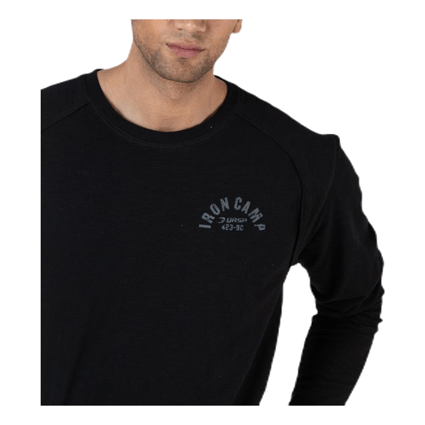 Throwback LS Tee Black