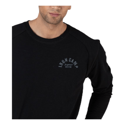 Throwback LS Tee Black