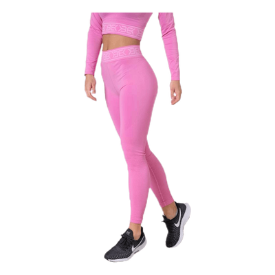 Rib Seamless Legging Pink