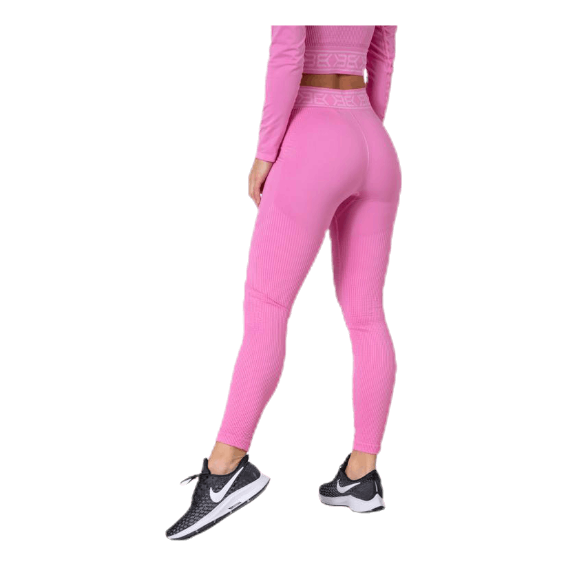 Rib Seamless Legging Pink