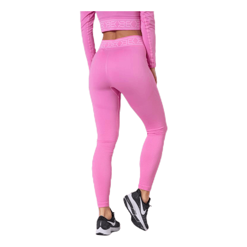 Rib Seamless Legging Pink