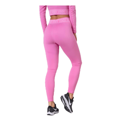 Rib Seamless Legging Pink