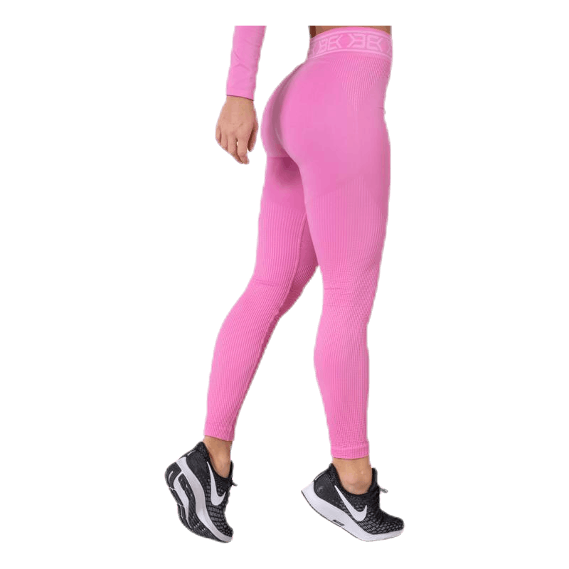 Rib Seamless Legging Pink
