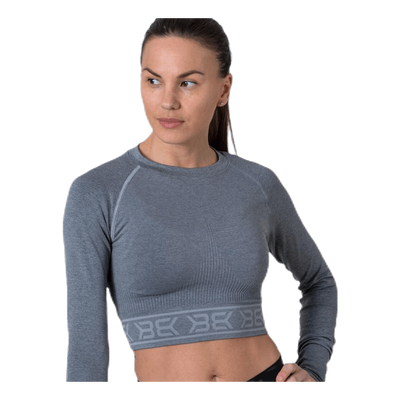 Rib Seamless LS Grey