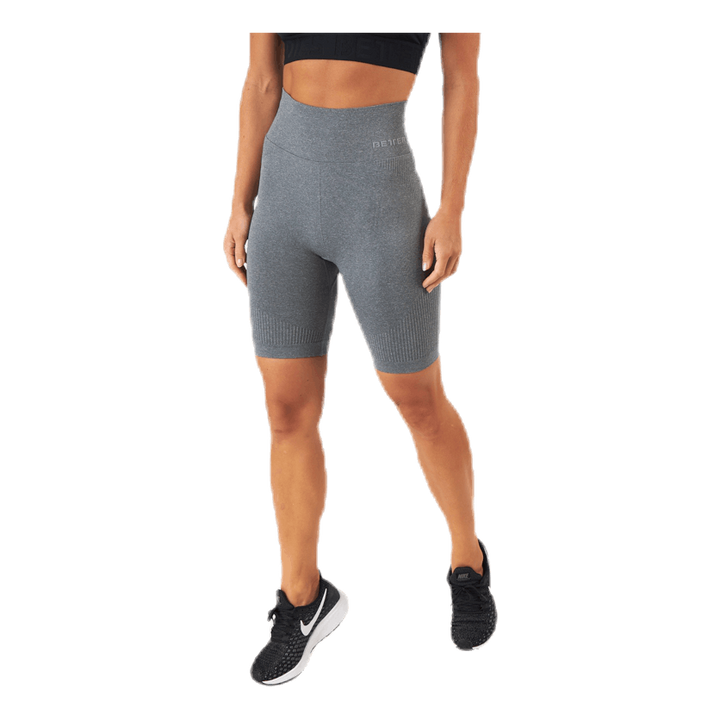 Rib seamless shorts Grey
