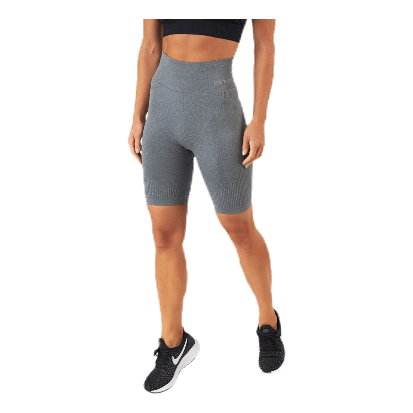 Rib seamless shorts Grey