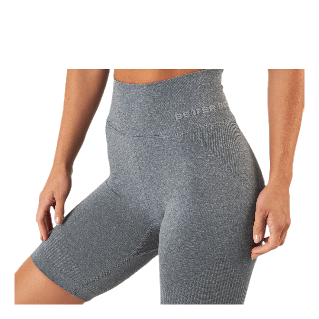 Rib seamless shorts Grey