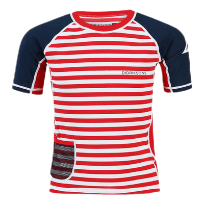 Surf Shortsleeve UV Top Blue/Red
