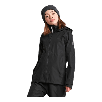 Tera Girls Rain Jacket Black