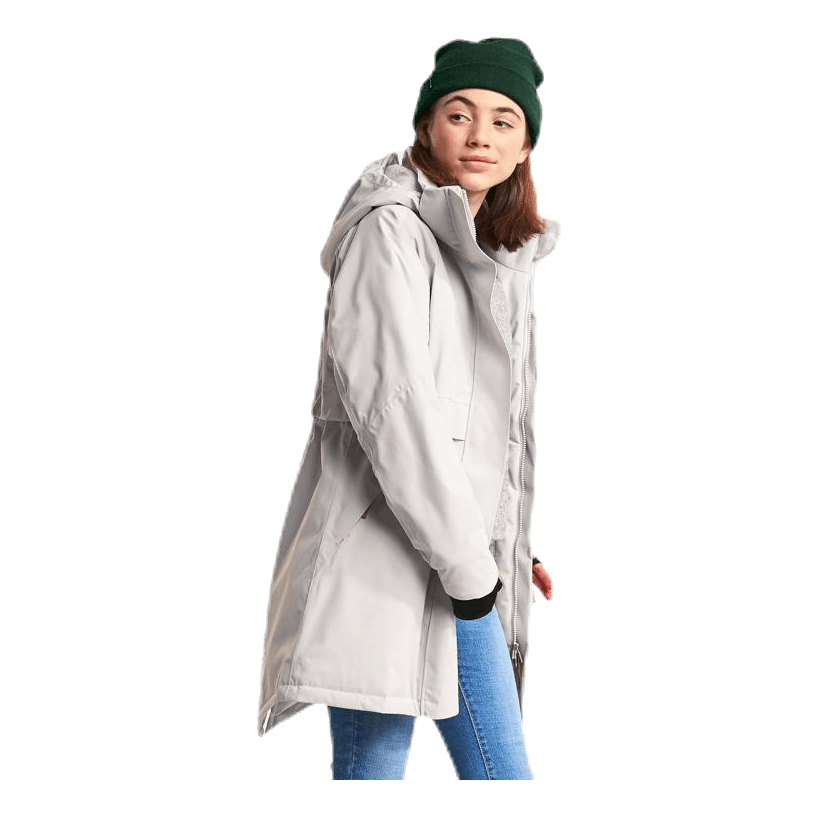 Thea Girl's Parka White