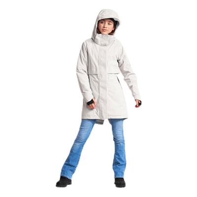 Thea Girl's Parka White