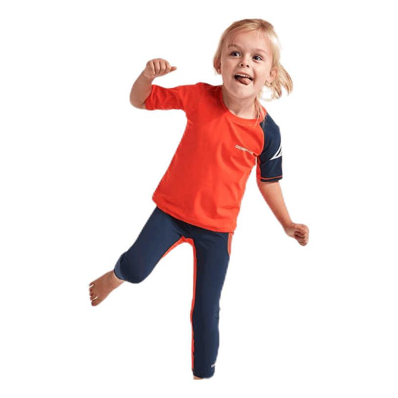 Surf Kids SS UV Top Orange
