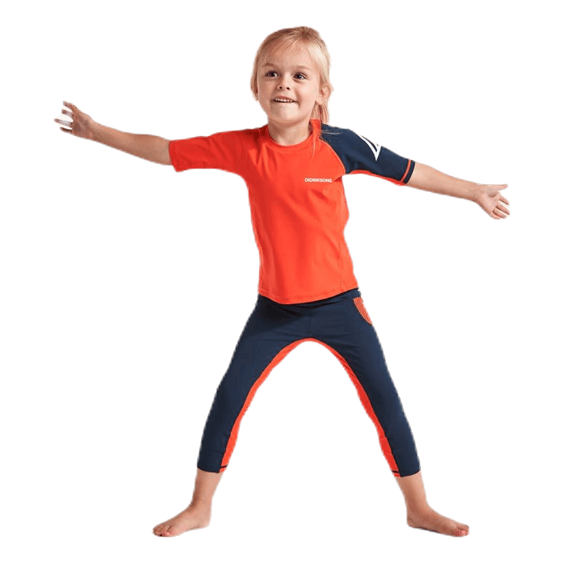 Surf Kids SS UV Top Orange