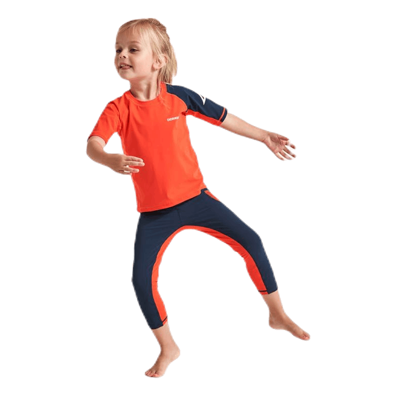 Surf Kids SS UV Top Orange