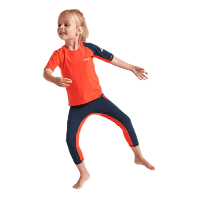 Surf Kids SS UV Top Orange