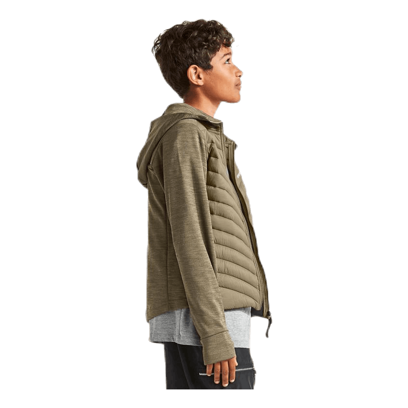 Halden Hybrid B Hoodie Green