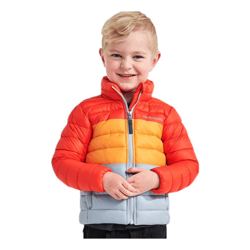 Puff Jacket Orange/Blue/Yellow