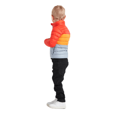 Puff Jacket Orange/Blue/Yellow