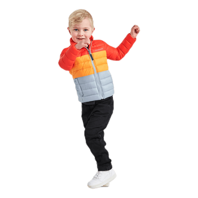 Puff Jacket Orange/Blue/Yellow