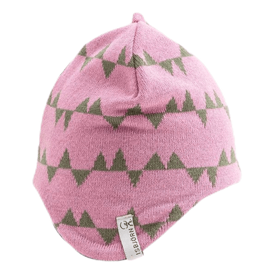 Eaglet Knitted Flap Cap Pink