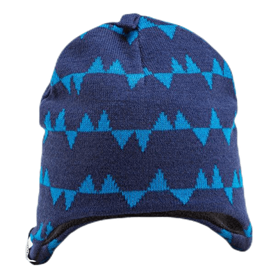 Eaglet Knitted Flap Cap Blue