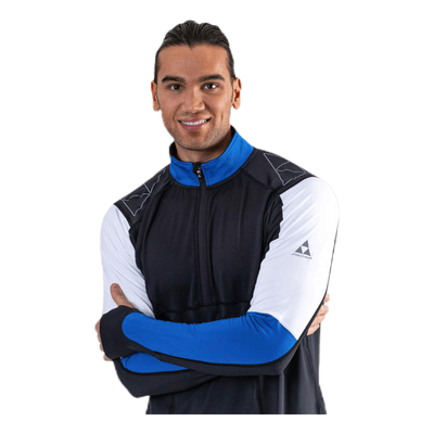 Åsarna 2 Baselayer L/S Top Blue/Black