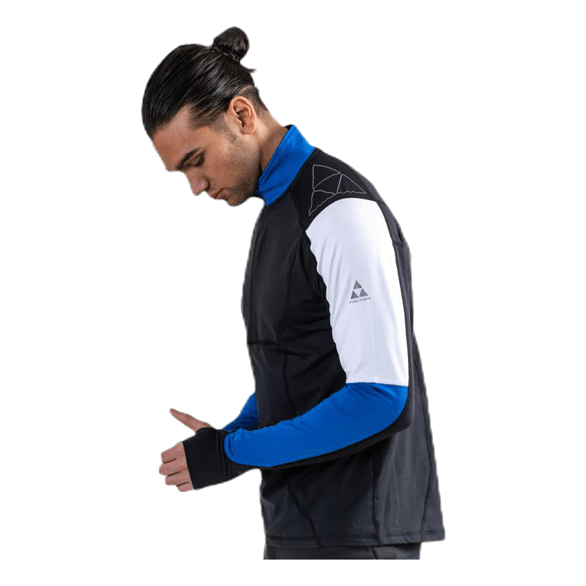 Åsarna 2 Baselayer L/S Top Blue/Black