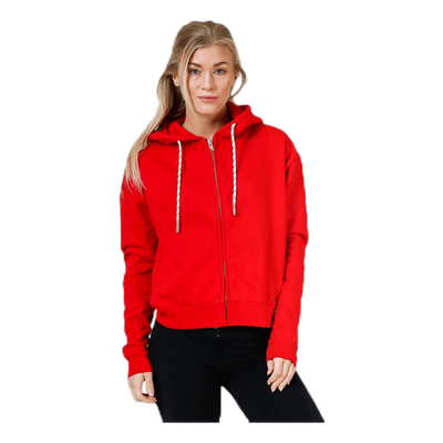 Malaga Zip Hood Red