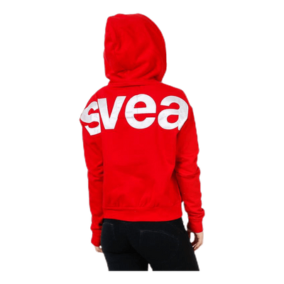 Malaga Zip Hood Red