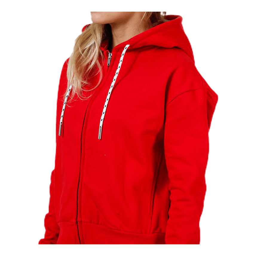 Malaga Zip Hood Red