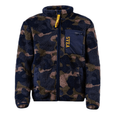 Pile Zip Jr Jacket Patterned