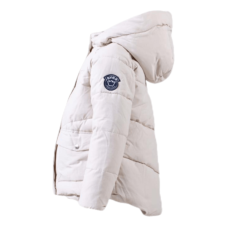 Short Padded Junior Jacket White