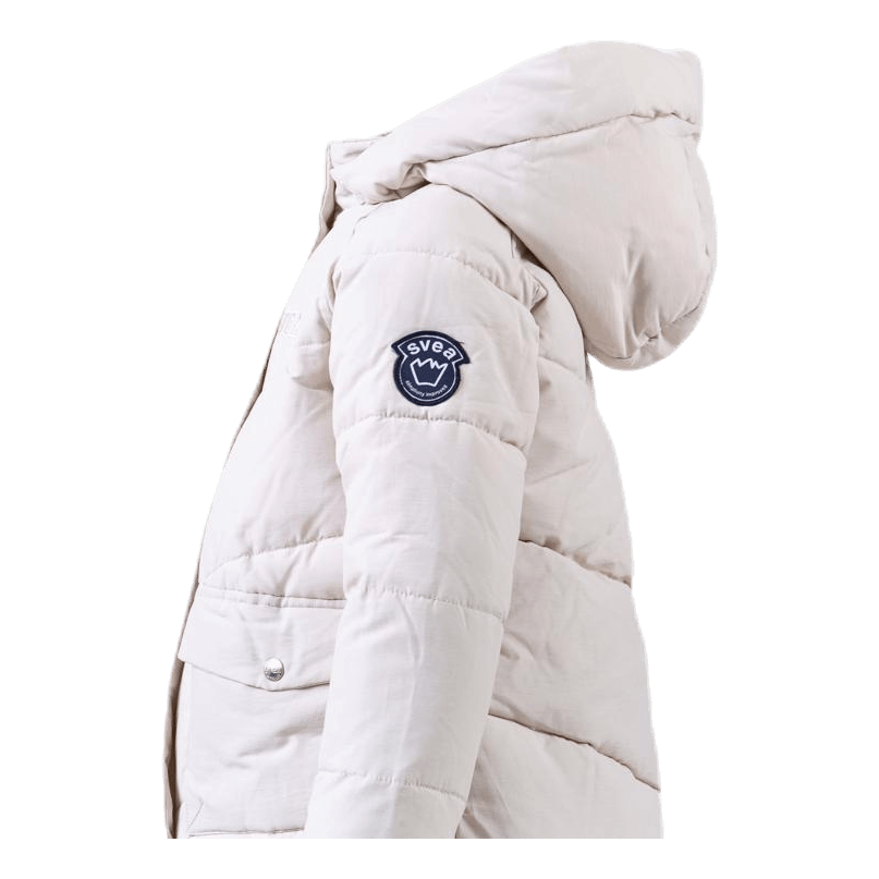 Short Padded Junior Jacket White