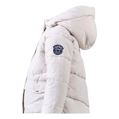 Short Padded Junior Jacket White