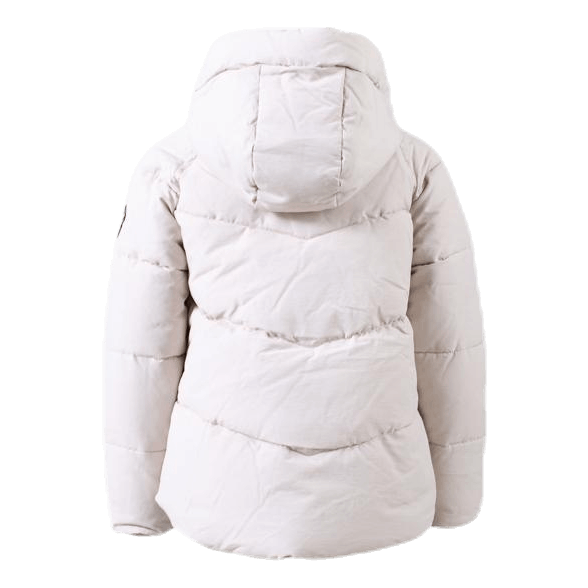 Short Padded Junior Jacket White