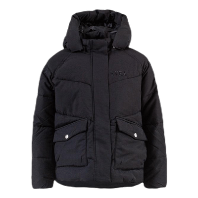 Short Padded Junior Jacket Black