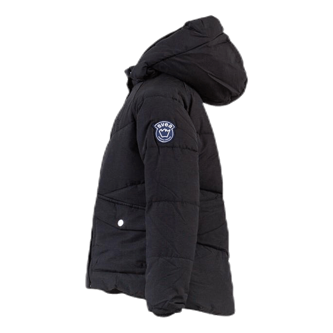 Short Padded Junior Jacket Black