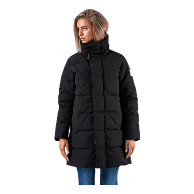 Slim Fit Padded Jacket Black