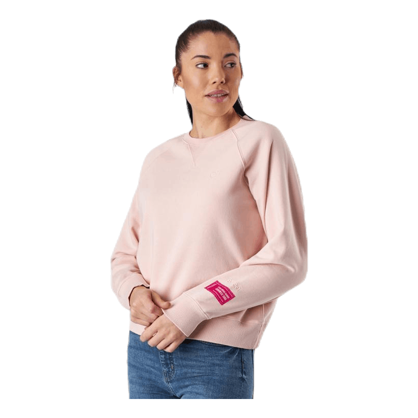 Svea Embo Crew Neck Pink