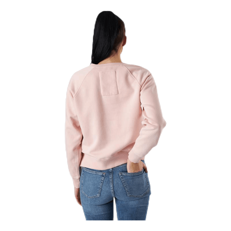 Svea Embo Crew Neck Pink