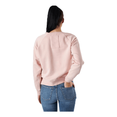 Svea Embo Crew Neck Pink