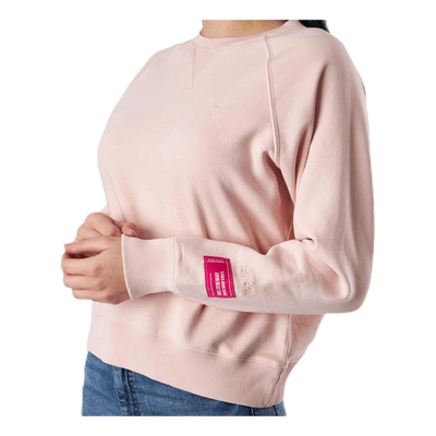 Svea Embo Crew Neck Pink